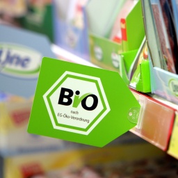 Das Bio-Siegel in einem Penny-Markt in Hürth